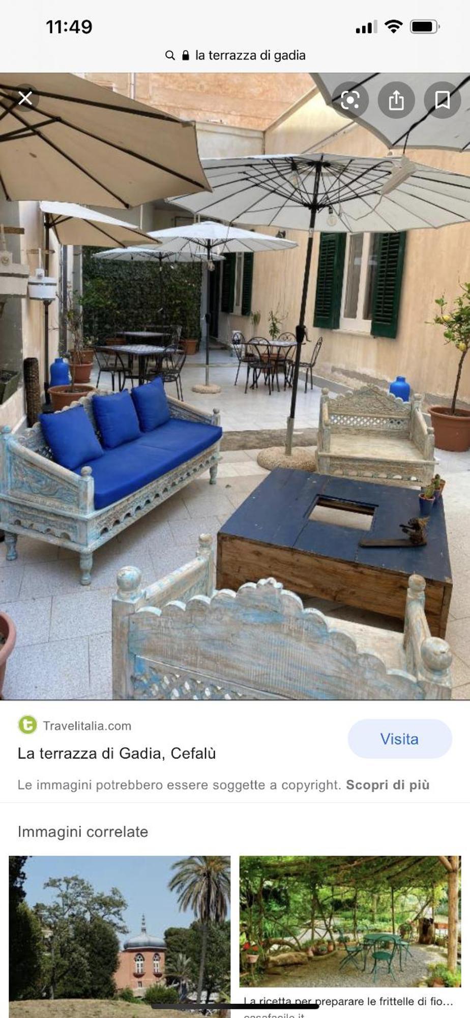 Gadia Hotell Cefalù Eksteriør bilde